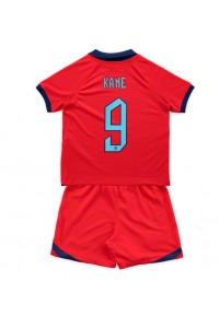 England Harry Kane #9 Babyklær Borte Fotballdrakt til barn VM 2022 Korte ermer (+ Korte bukser)